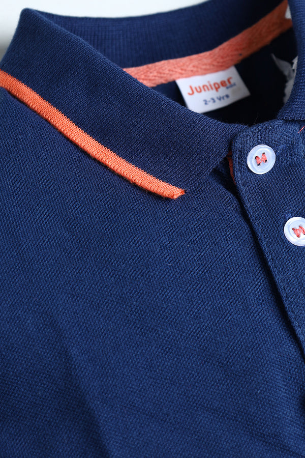PLAIN COLOR POLO SHIRT