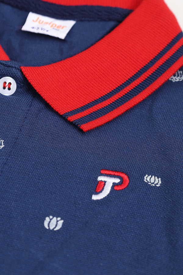 PRINTED POLO SHIRT