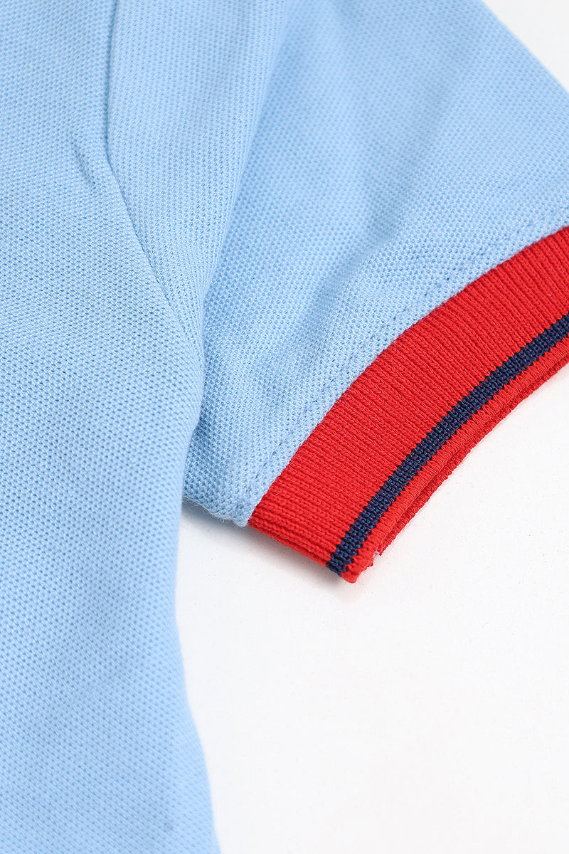PLAIN COLOR POLO SHIRT