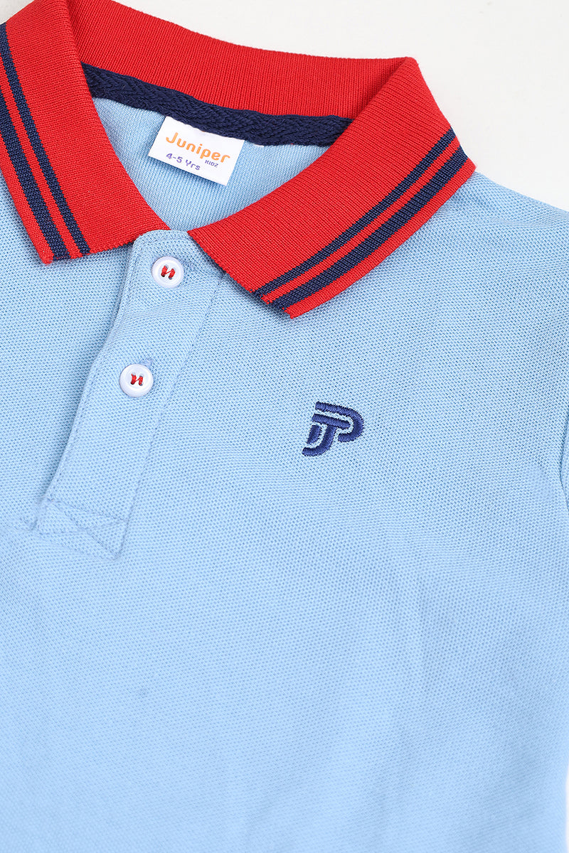 PLAIN COLOR POLO SHIRT