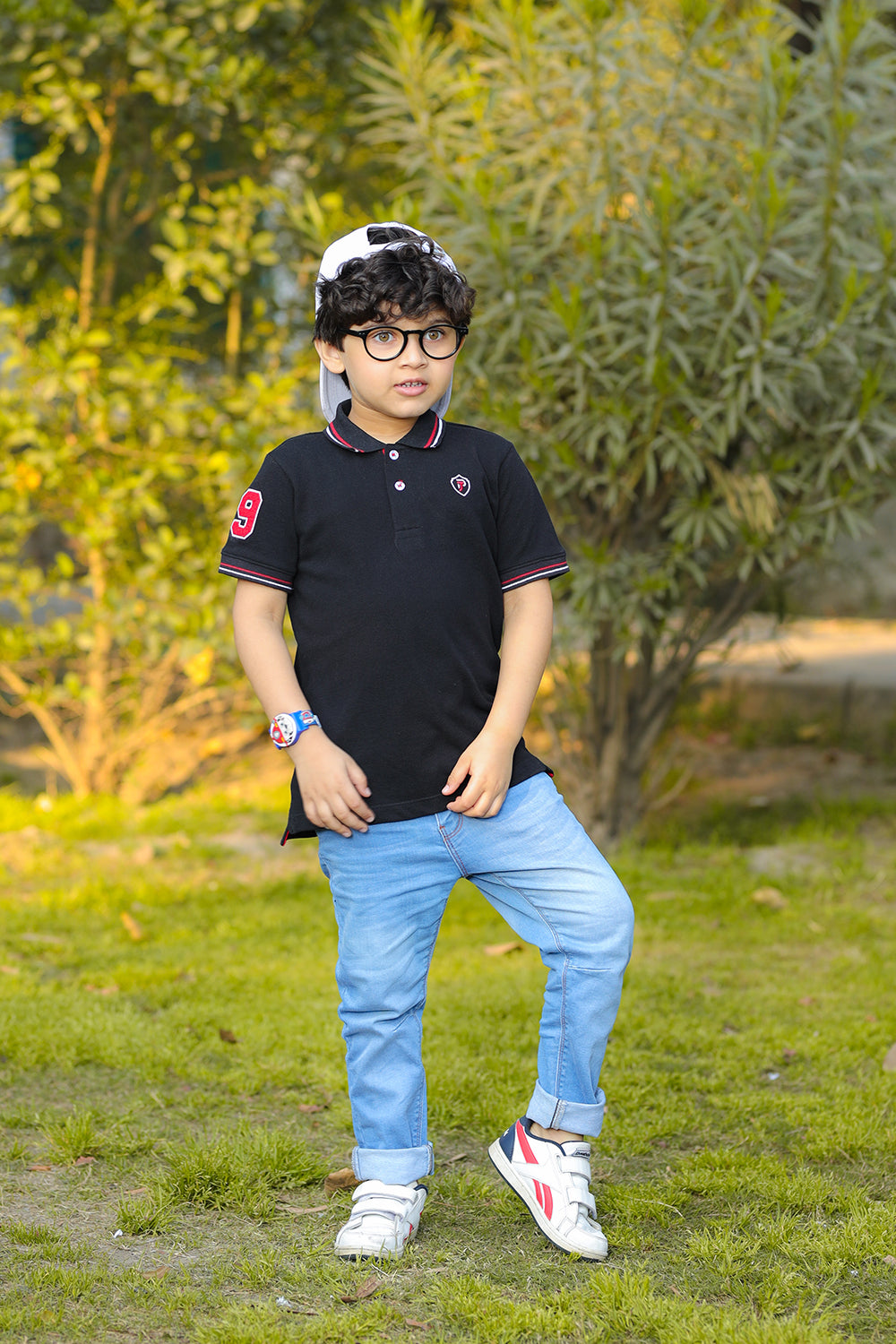 Black Polo Shirt - Boy T-Shirt -  juniperkidz-5345.myshopify.com