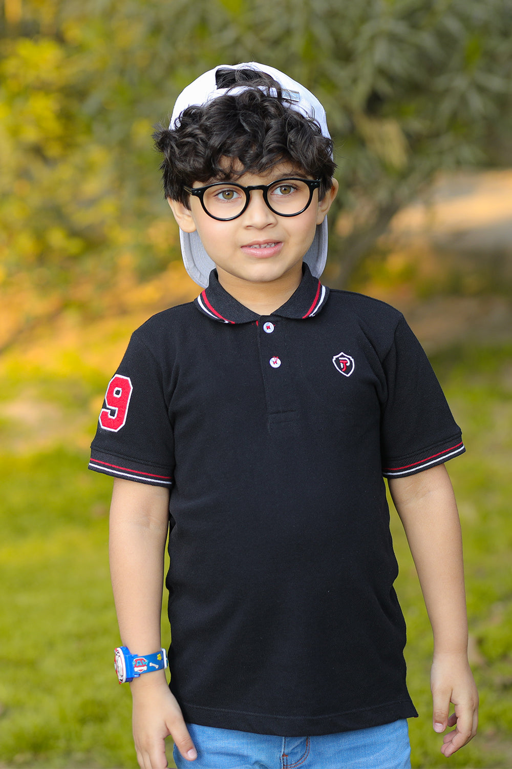 Black Polo Shirt - Boy T-Shirt -  juniperkidz-5345.myshopify.com