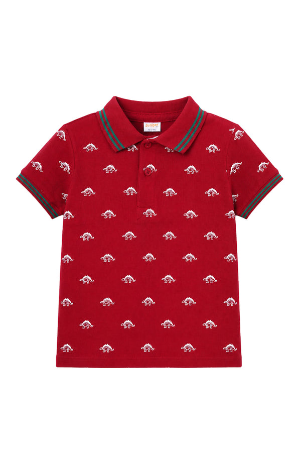 Boy's Maroon Polo Shirt