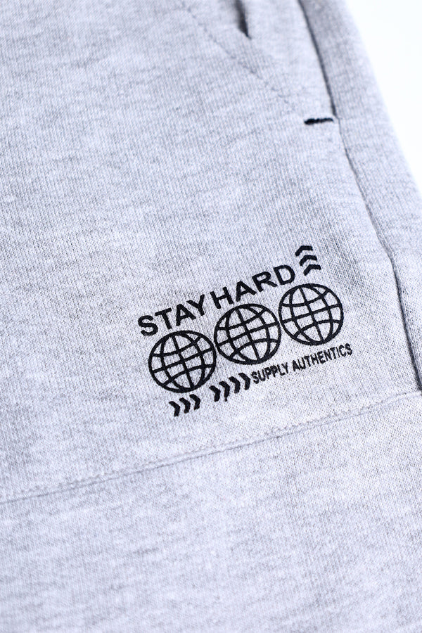 STAY HARD TERRY SHORTS
