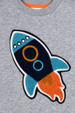 Rocket - Boy Sweatshirt -  juniperkidz-5345.myshopify.com