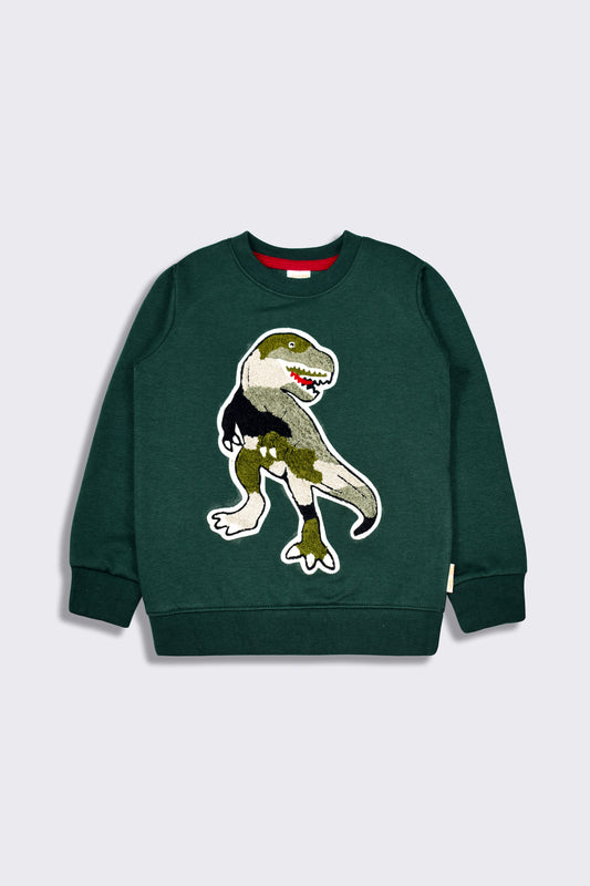 Dino T-Rex - Boy Sweatshirt -  juniperkidz-5345.myshopify.com