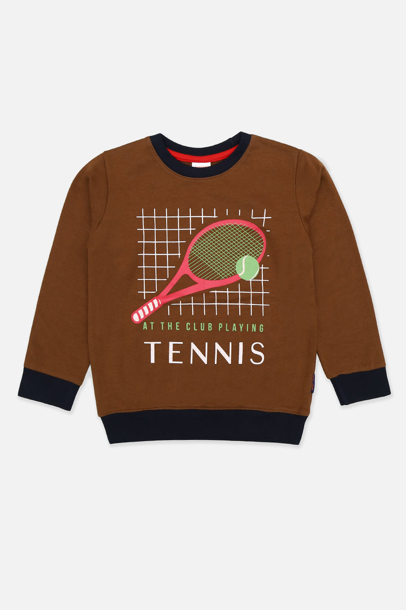 Boy's Sweatshirt F/Slv. - Tennis