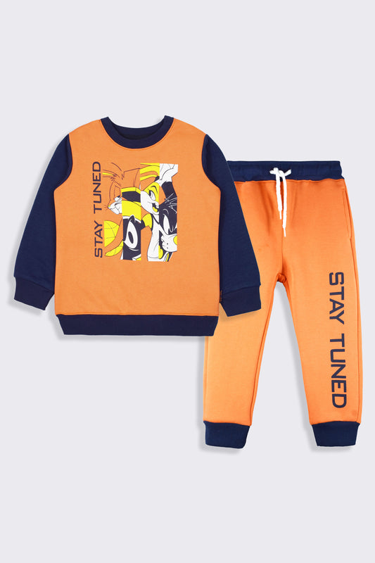 Stay Tuned - Rabbit - Boy Track Suit -  juniperkidz-5345.myshopify.com