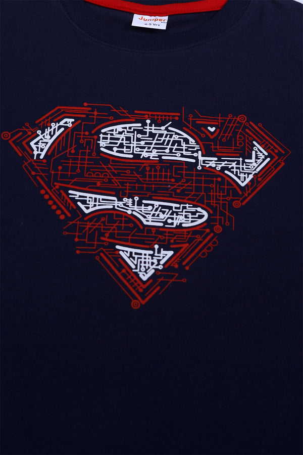 SUPERMAN LOGO GRAPHIC T-SHIRT