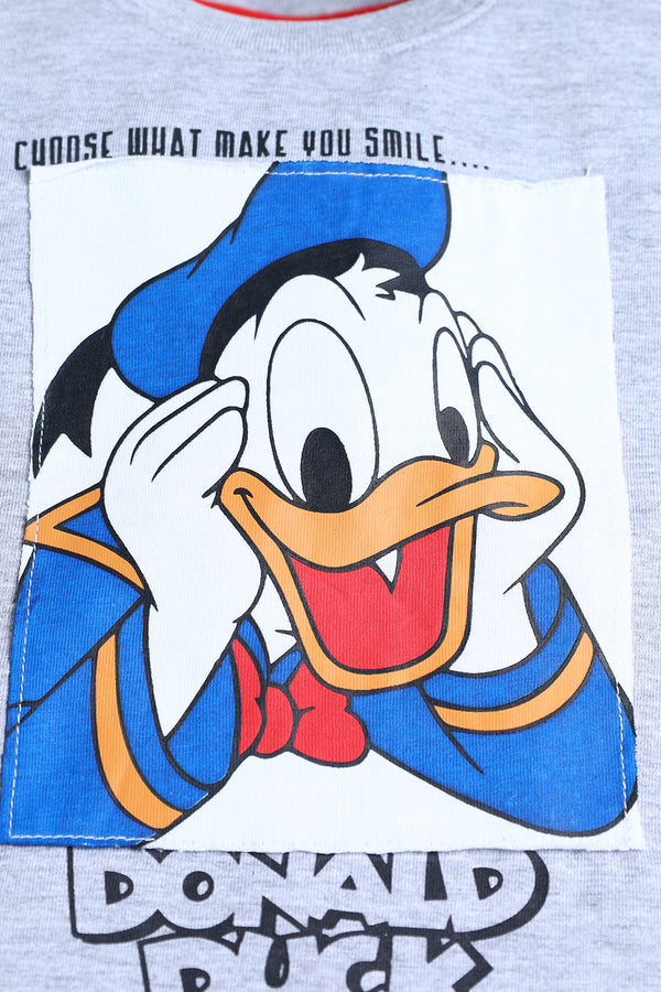 GREY TEE DONALD DUCK
