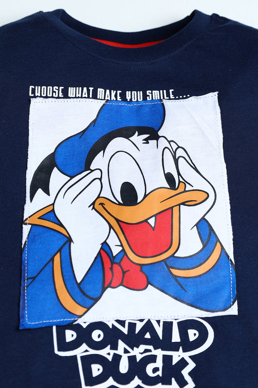 Blue Tee Donald Duck - Boy T-Shirt -  juniperkidz-5345.myshopify.com