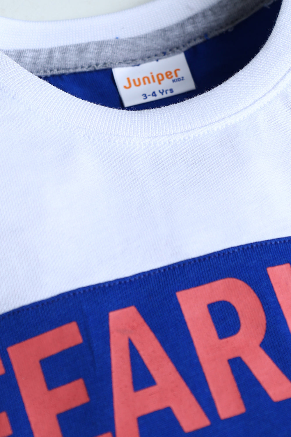 Contrast Colro Tee - Fearless - Boy T-Shirt -  juniperkidz-5345.myshopify.com