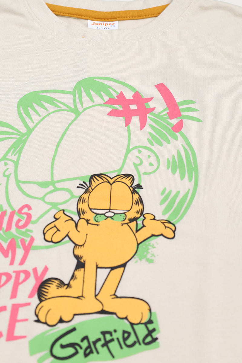 GARFIELD PRINTED T-SHIRT