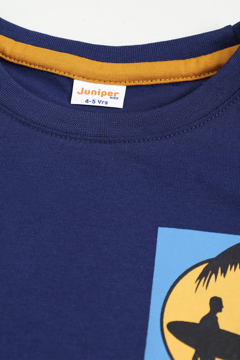 SURF PRINTED T-SHIRT