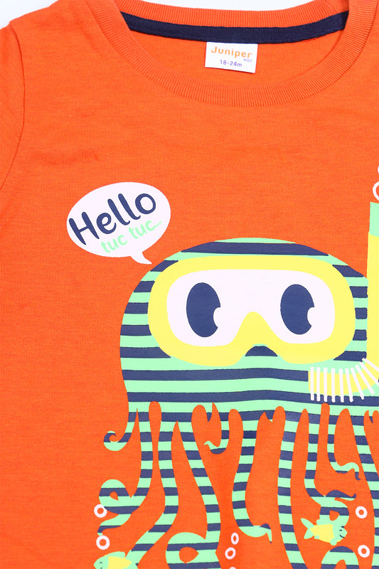 Summer - HELLO Graphic Tee - Boy T-Shirt -  juniperkidz-5345.myshopify.com