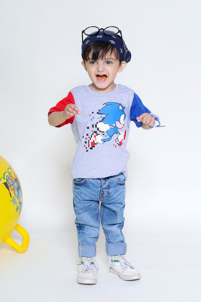 SONIC PRINTED T-SHIRT