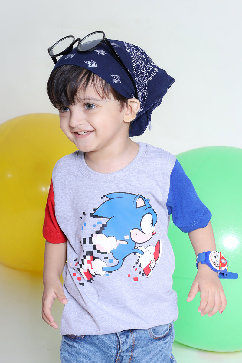 SONIC PRINTED T-SHIRT