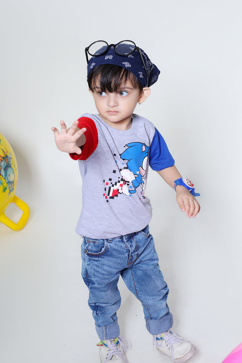 SONIC PRINTED T-SHIRT