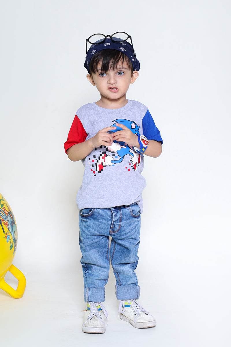 SONIC PRINTED T-SHIRT
