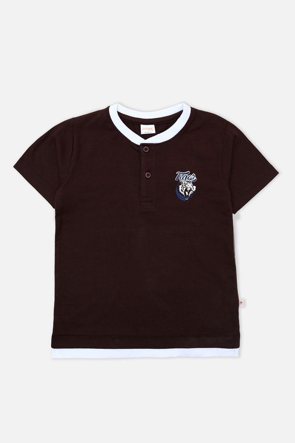 Tiger Printed Round Neck