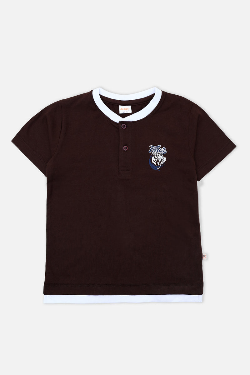Tiger Printed Round Neck