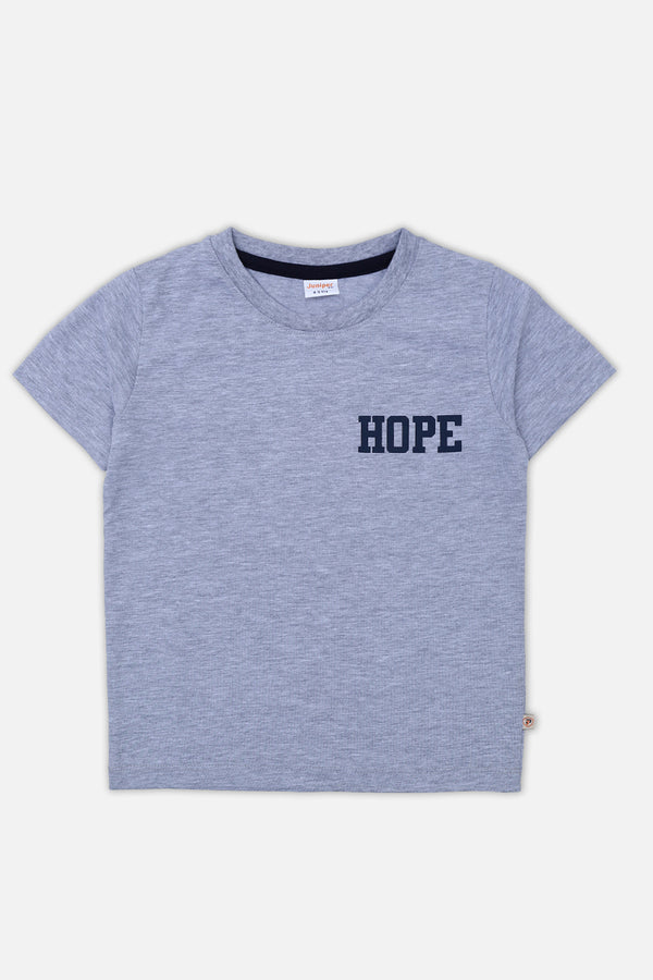 Hope Printed Round Neck Shirt