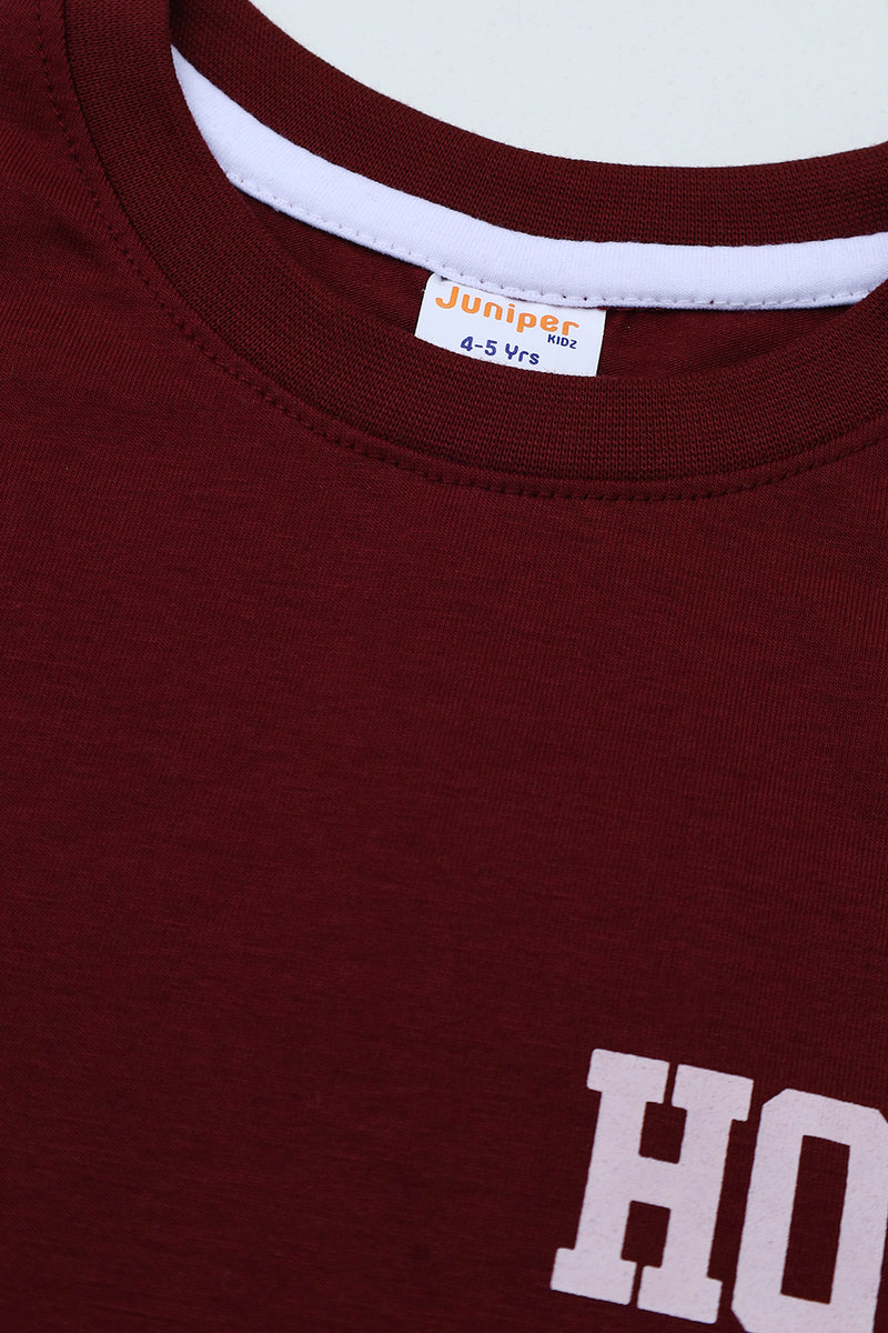 Hope Printed Round Neck Shirt