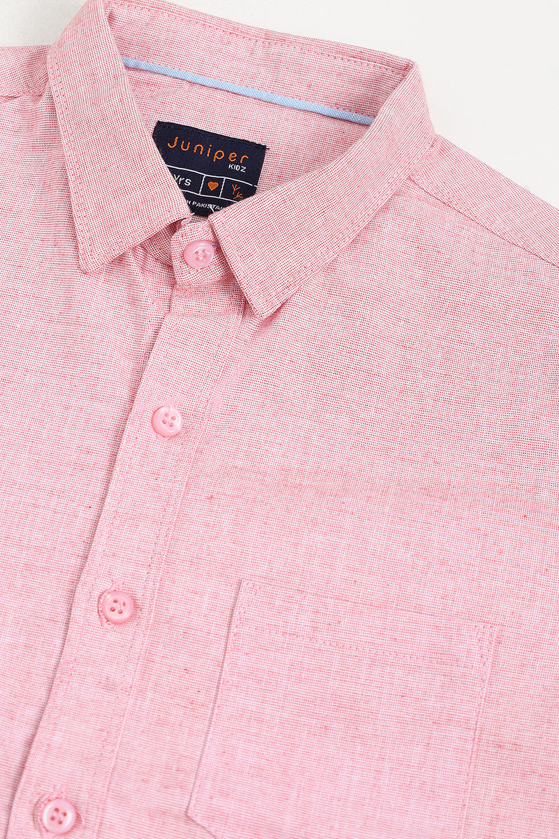 Self Print Casual Shirt