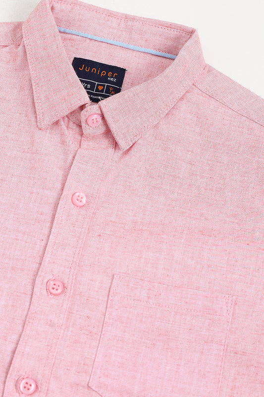 Self Print Casual Shirt