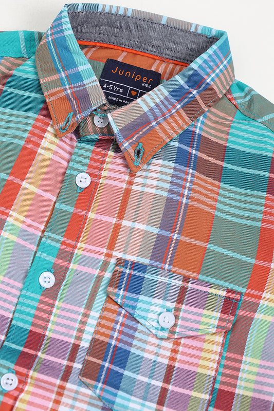 Checkerd Casual Shirt