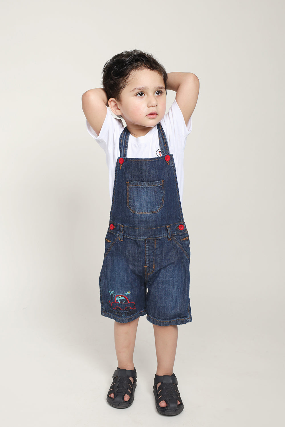 Unisex Dungarees for Boys and Girls with T-Shirt