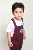 Unisex Dungarees for Boys and Girls with T-Shirt