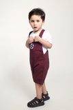 Unisex Dungarees for Boys and Girls with T-Shirt