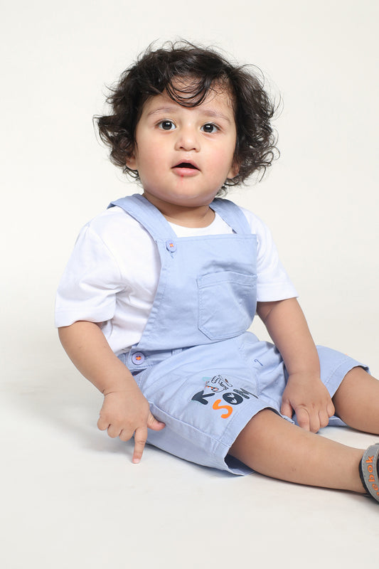 Unisex Dungarees for Boys and Girls with T-Shirt