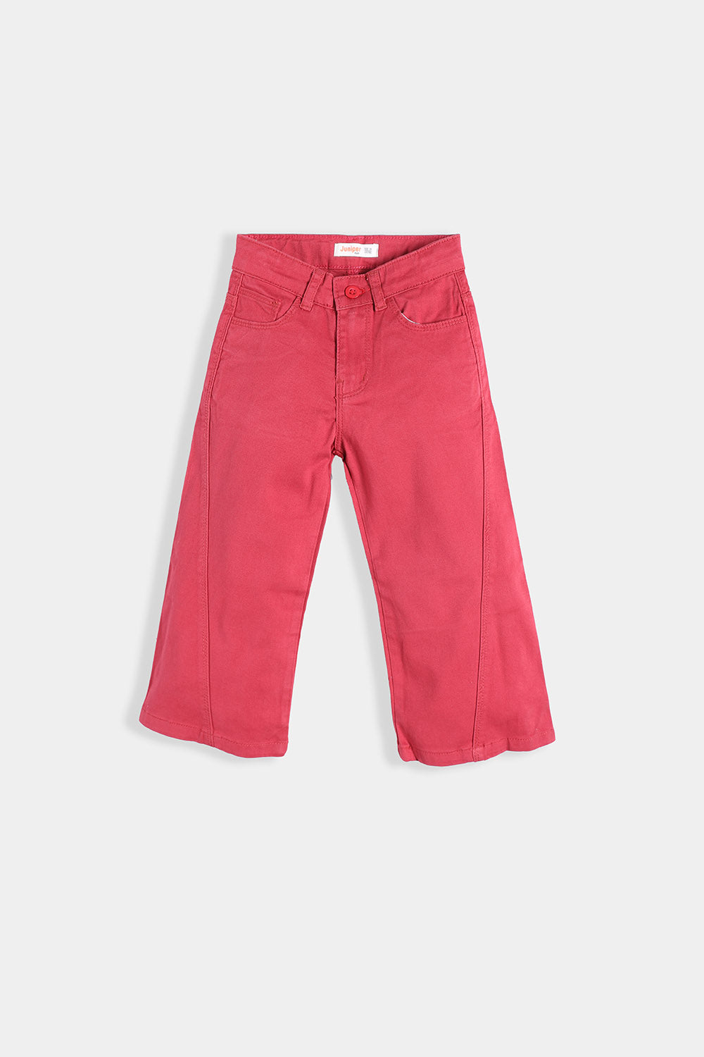 Girl's Wide Leg Cut & Sew Cotton Pant - Girl Pant -  juniperkidz-5345.myshopify.com