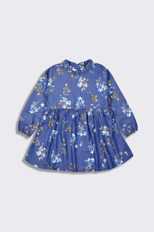 Girls Blue Top - Girl Frock -  juniperkidz-5345.myshopify.com