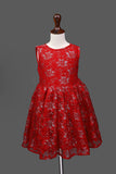 Twiknle Red Party Frock - Girl Frock -  juniperkidz-5345.myshopify.com