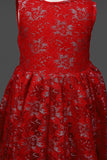 Twiknle Red Party Frock - Girl Frock -  juniperkidz-5345.myshopify.com