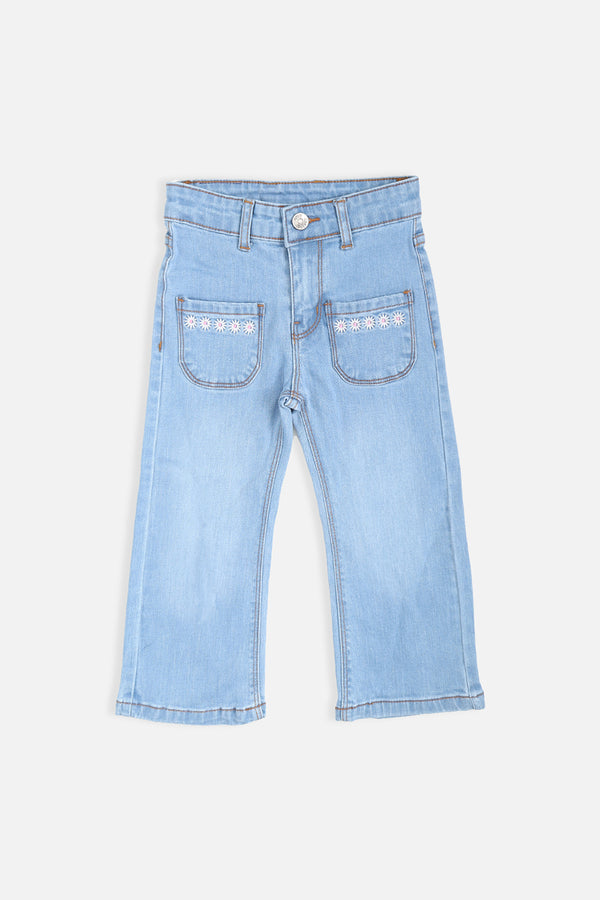 GIRLS WIDE LEG JEANSE