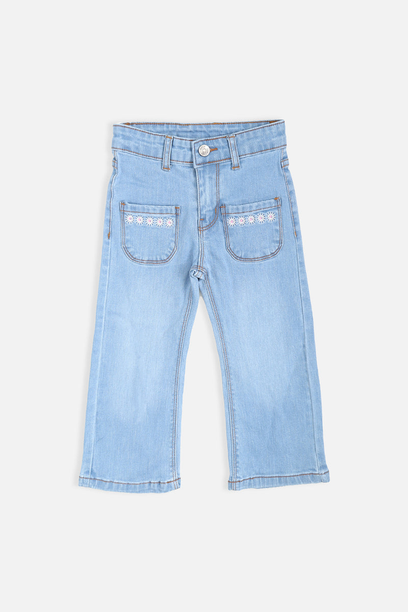 GIRLS WIDE LEG JEANSE