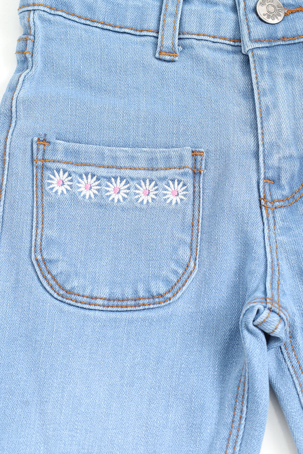 GIRLS WIDE LEG JEANSE