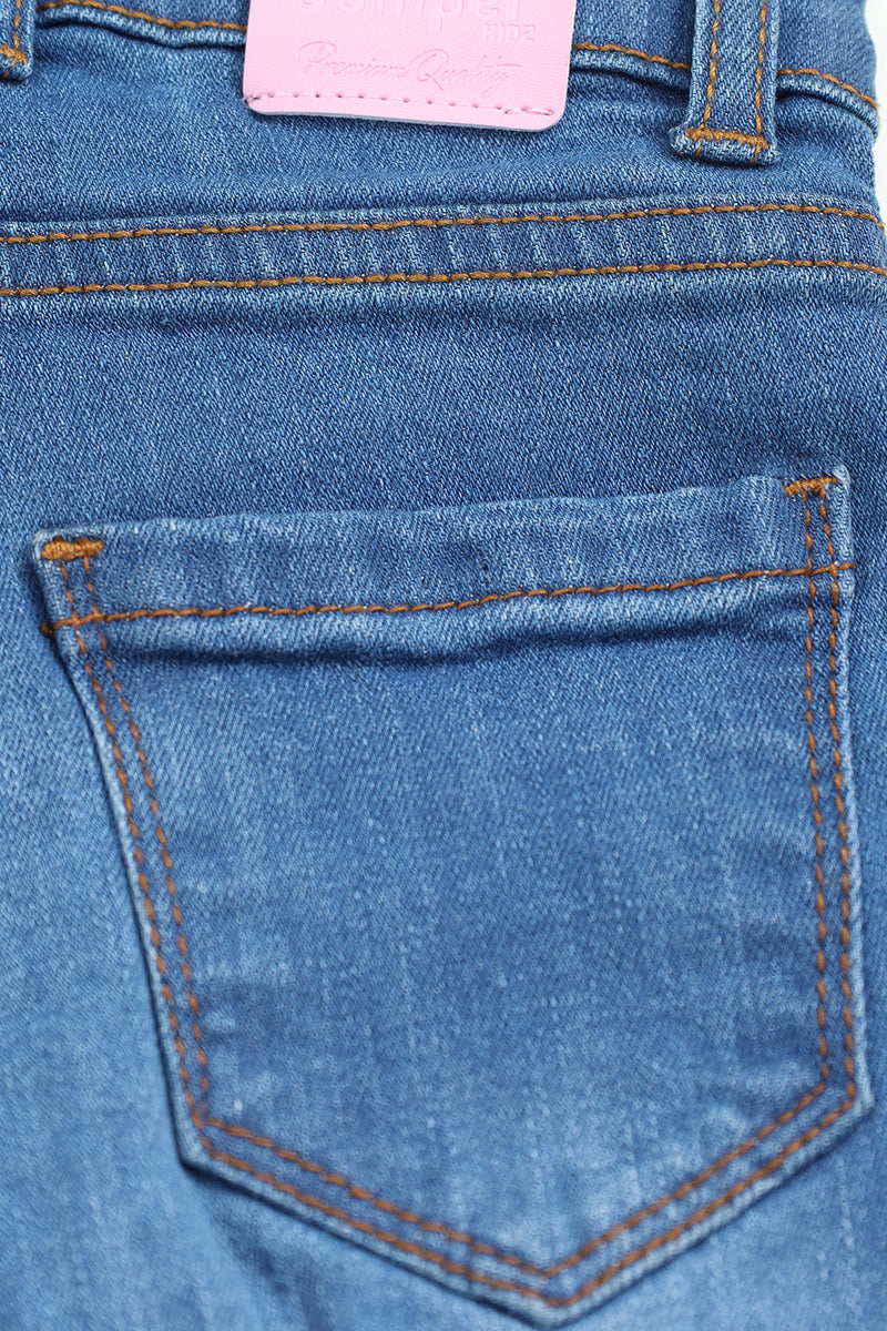 GIRLS WIDE LEG JEANSE