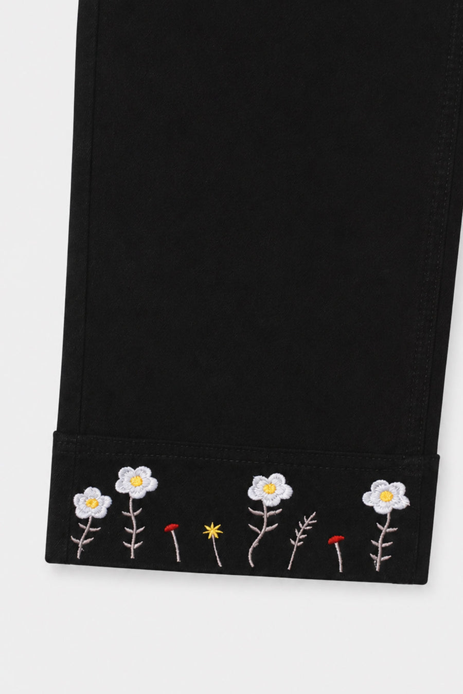 Girl's Black Denim Pant