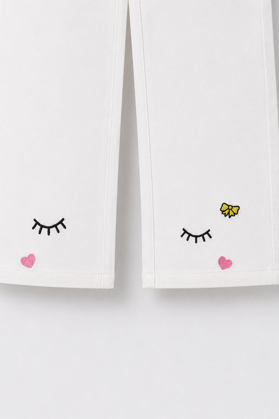 Girl's Embroidered Denim Pant