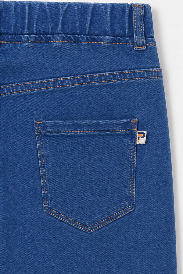 Girl's Embroidered Denim Pant