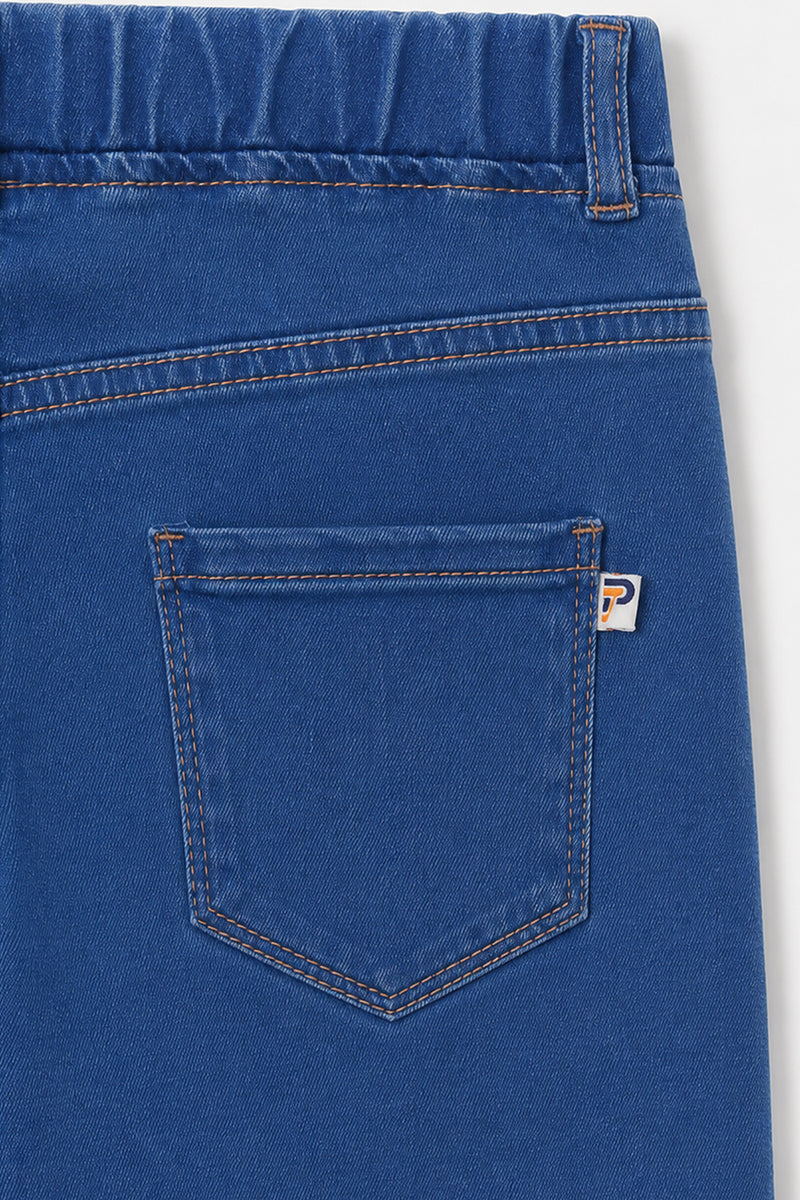 Girl's Embroidered Denim Pant