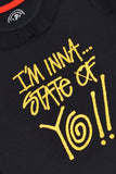 i'm inna state of yo!! - Girl Sweatshirt -  juniperkidz-5345.myshopify.com