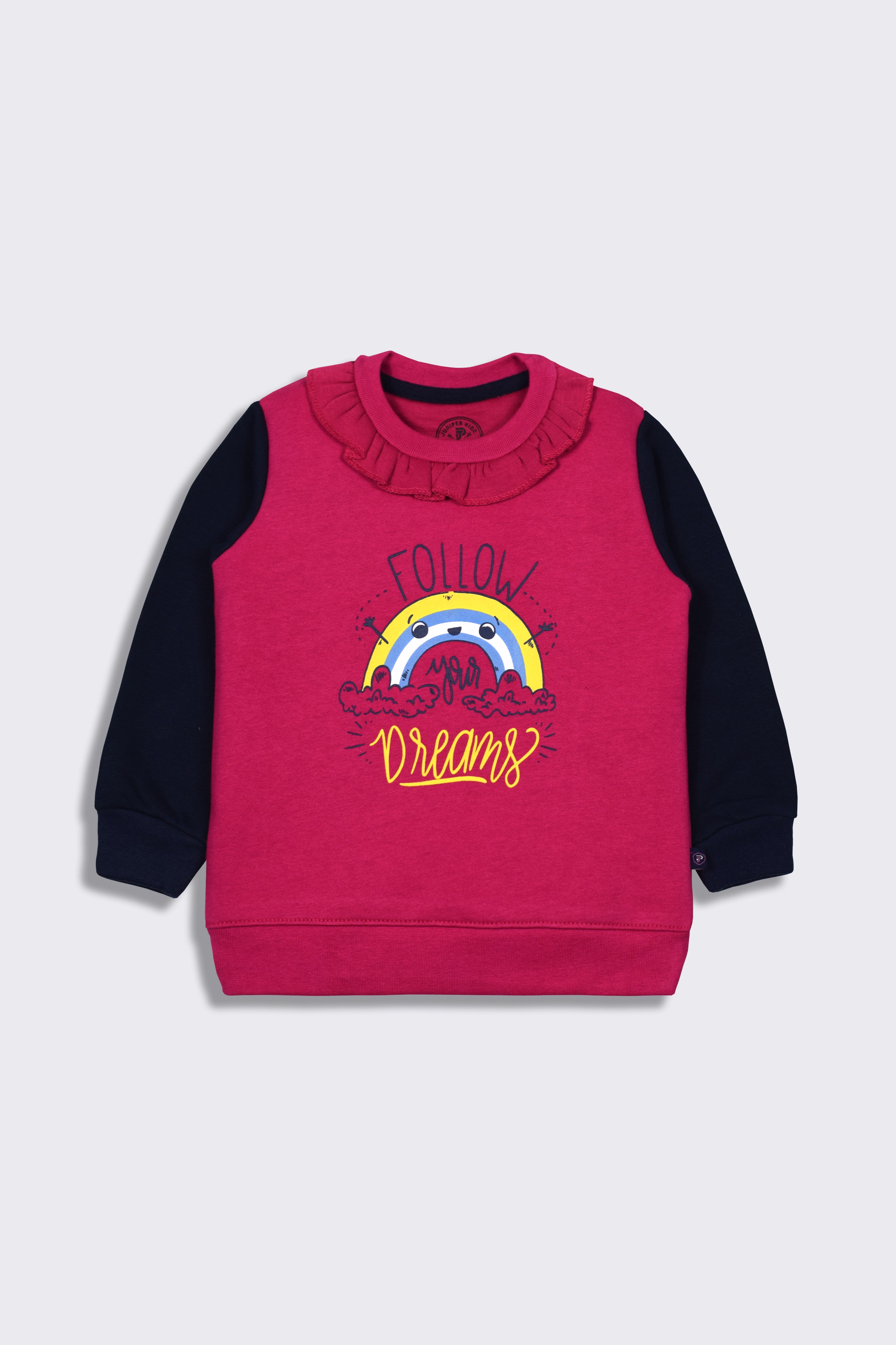 Follow Your Dream Rainbow - Girl Sweatshirt -  juniperkidz-5345.myshopify.com