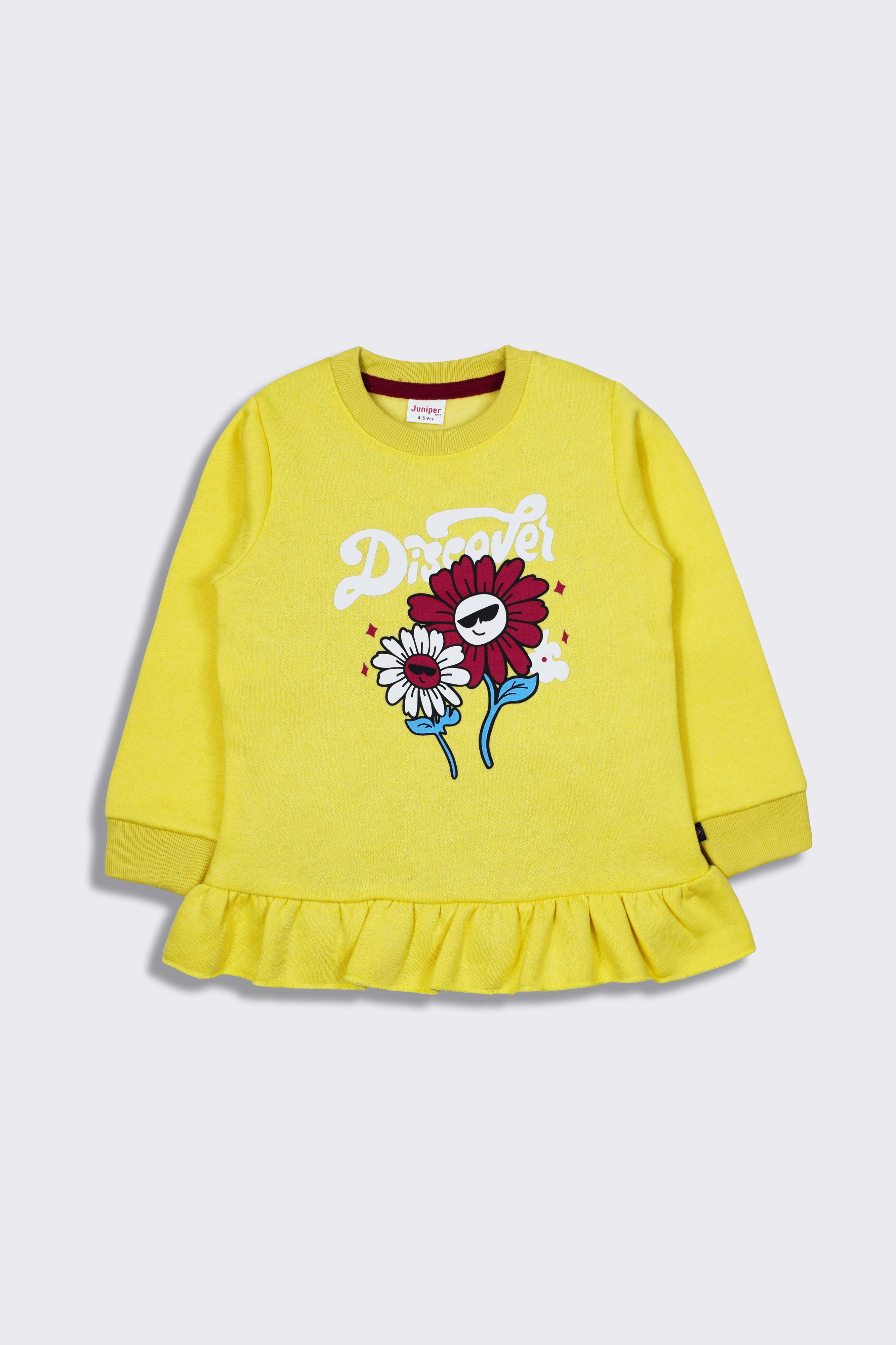 Discover Flower - Girl Sweatshirt -  juniperkidz-5345.myshopify.com