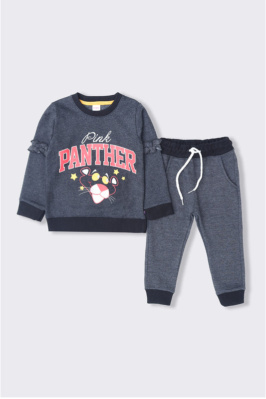 Girl Track Suit - Pink Panther - Girl Track Suit -  juniperkidz-5345.myshopify.com